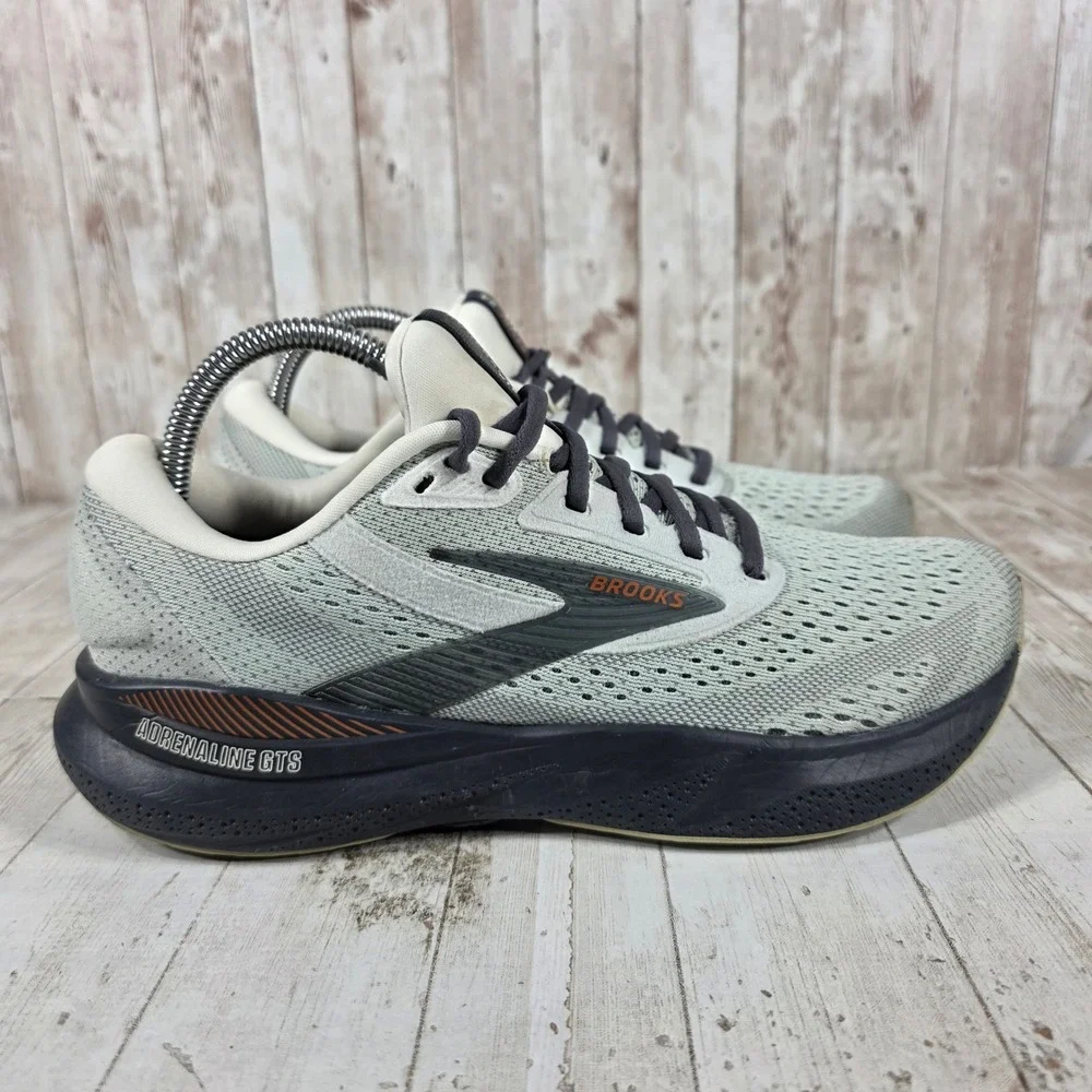 Brooks Adrenaline GTS 24 Womens Running Shoes Grey black Copper Size 9